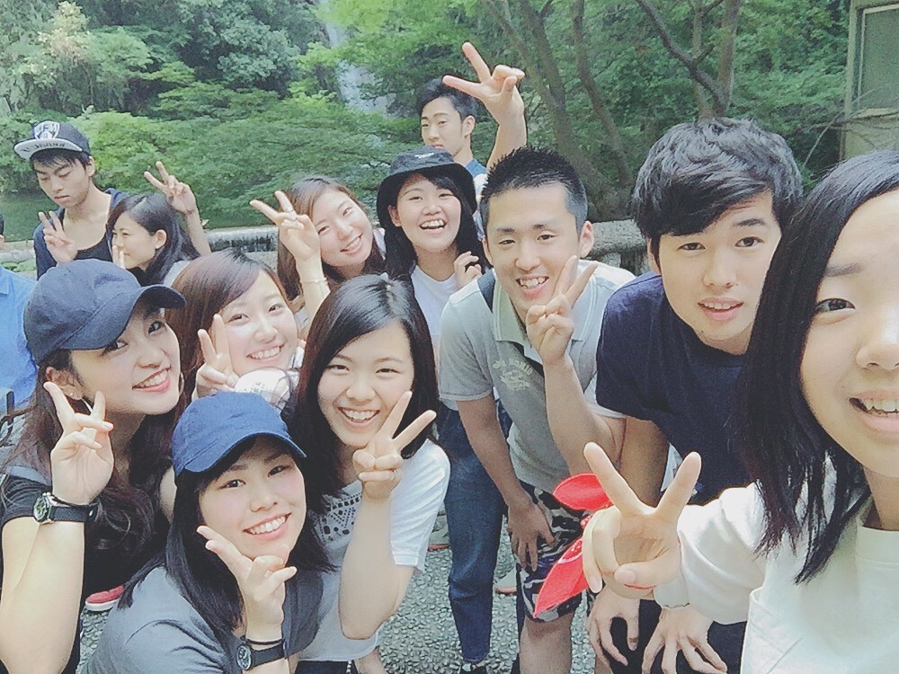 最初の滝!